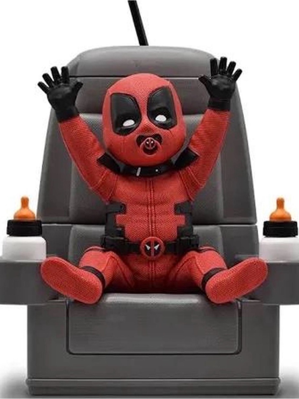 Marvel Baby Deadpool Figure Plush in Red and Black